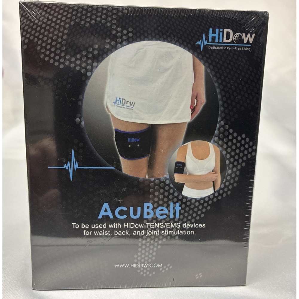 HiDow AcuBelt Wearable TENS/EMS Belt for Waist Back Joint Stimulation SEALED NEW